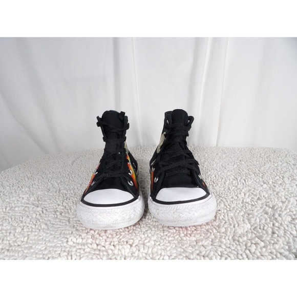 Converse Unisex Kids Chuck Taylor All Star 365810C Black Sneaker Shoes Size 13.5 - Picture 5 of 8